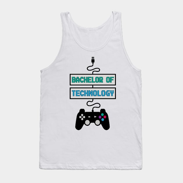 Bachelor of Technology Gamer Tank Top by jeric020290